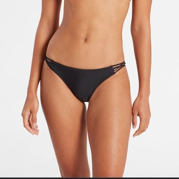 VOLCOM SIMPLY SOLID FULL BOTTOM - BLACK SIZE 20W - Picture 1 of 8